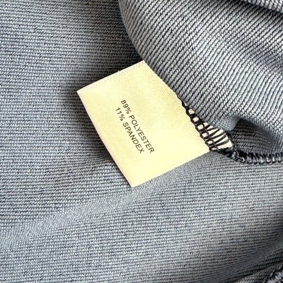 Peter Millar Golf Performance Stretch Mens 1/4 Zip Long Sleeve Mockneck Blue M - Picture 8 of 9